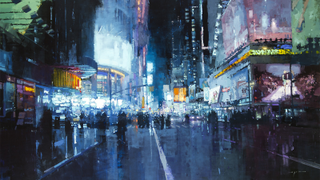 The beautiful city paintings of Jeremy Mann